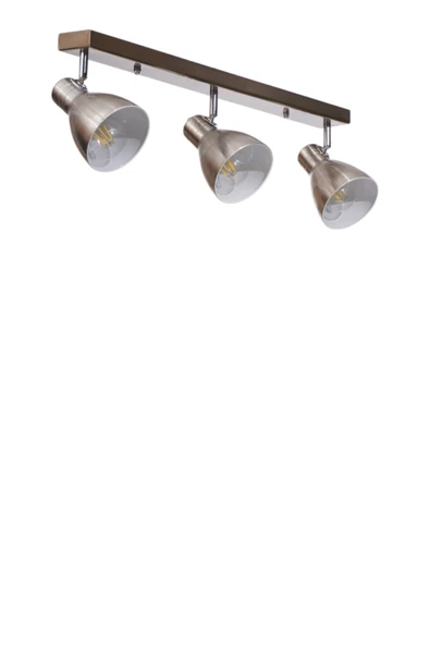 Lumexx OTİS 3 LÜ SIRALI MAT KROM PLAFONYER AVİZE - Resim 2