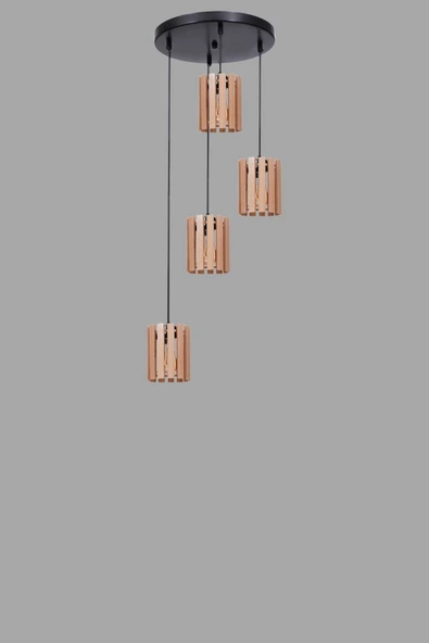 Lumexx KASNAK 4 LÜ TEPSİLİ NATUREL SARKIT - Resim 3