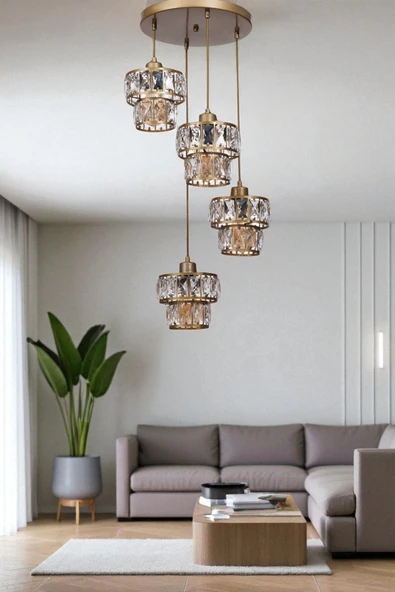 Lumexx LEO 4 LÜ TEPSİLİ ESKİTME SARKIT ürün görseli