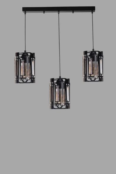 Lumexx BALA 3 LÜ SIRALI SİYAH SARKIT - Resim 3