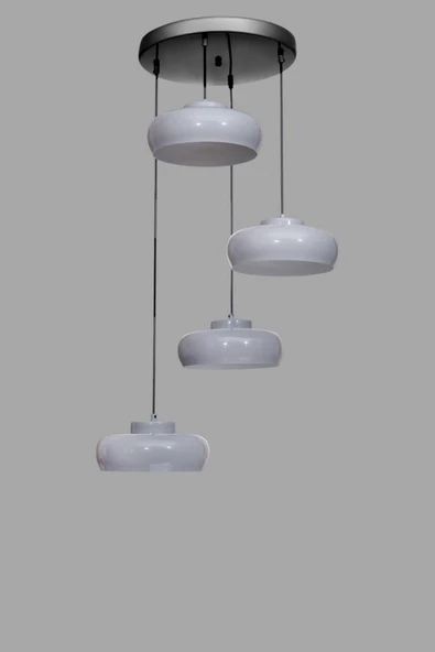 Lumexx SMİTH 4 LÜ TEPSİLİ GRİ SARKIT - Resim 2