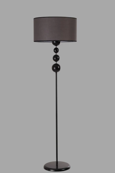 Lumexx HAYAL SİYAH LAMBADER SİLİNDİR KOYU GRİ ABAJURLU - Resim 3