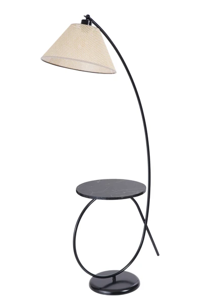 Lumexx KAYA SEHBALI SİYAH LAMBADER PRAMİT PETEK ABAJURLU - Resim 2