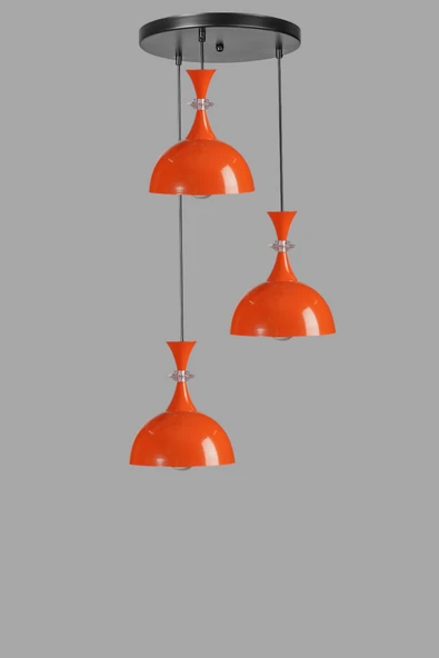 Lumexx AKAY 3 LÜ TEPSİLİ TURUNCU SARKIT - Resim 3