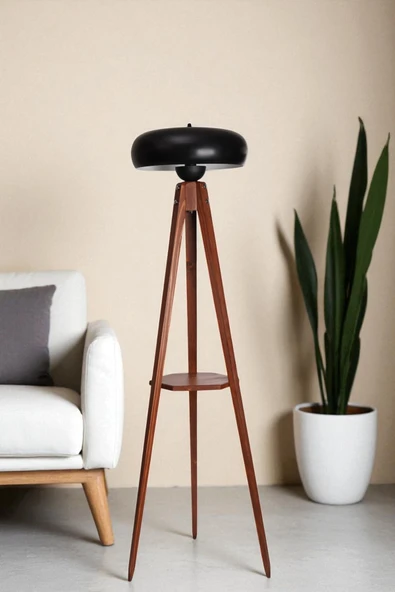 Lumexx SEHBALI TRİPOD CEVİZ LAMBADER SMİTH SİYAH BAŞLIKLI ürün görseli