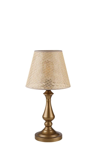 Lumexx MEGAN ESKİTME PETEK ABAJURLU MASA LAMBASI - Resim 3