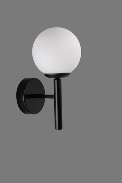 Lumexx LUKE SİYAH BEYAZ CAMLI APLİK - Resim 3