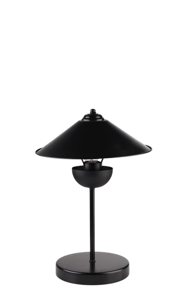 Lumexx GALE SİYAH METAL BAŞLIKLI MASA LAMBASI - Resim 3