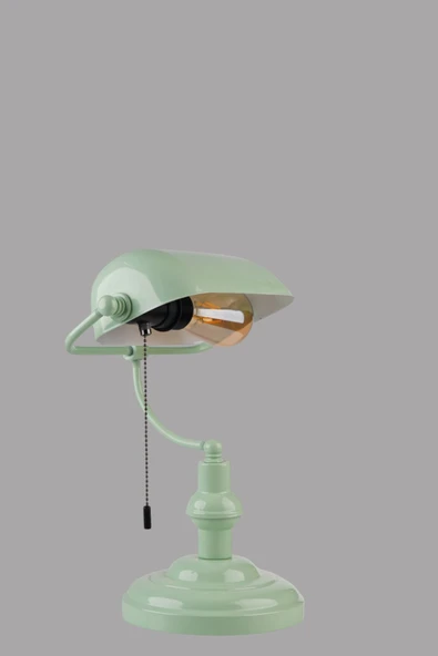 Lumexx BANKER YEŞİL MASA LAMBASI - Resim 5