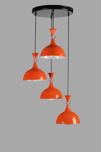 Lumexx AKAY 4 LÜ TEPSİLİ TURUNCU SARKIT - Resim 3