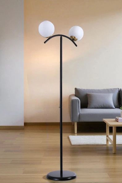 Lumexx VELVET 2 Lİ SİYAH LAMBADER BEYAZ CAMLI ürün görseli