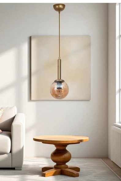 Lumexx SEZGİ TEKLİ ESKİTME BAL CAMLI SARKIT ürün görseli