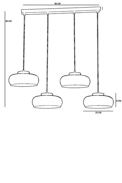 Lumexx SMİTH 4 LÜ SIRALI TURUNCU SARKIT - Resim 4