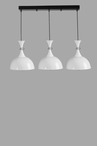 Lumexx AKAY 3 LÜ SIRALI BEYAZ SARKIT - Resim 3