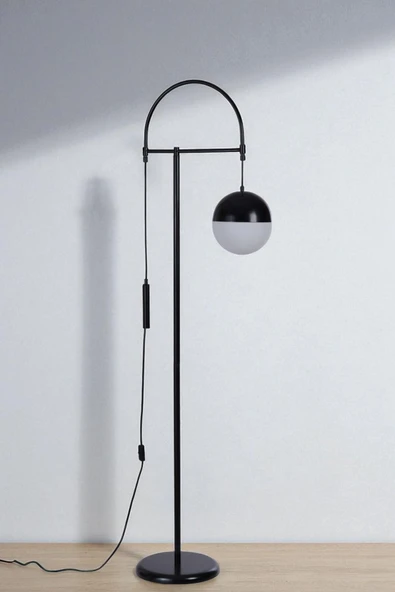 Lumexx OMAY SİYAH LAMBADER BEYAZ CAMLI ürün görseli