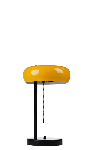 Lumexx SMİTH SİYAH SARI BAŞLIKLI MASA LAMBASI - Resim 3