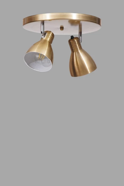 Lumexx OTİS 2 Lİ TEPSİLİ ESKİTME PLAFONYER AVİZE - Resim 3