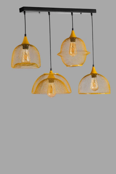 Lumexx KARMAŞIK 4 LÜ SIRALI SARI SARKIT - Resim 3