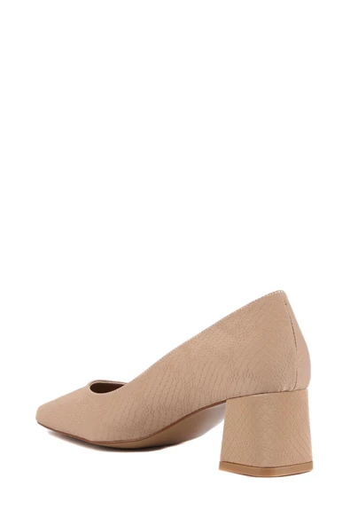 Stato -  Ten Rengi Kadın Topuklu Ayakkabı - Resim 4