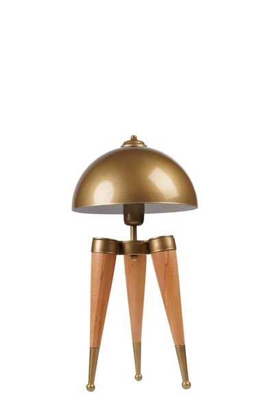 Lumexx STİL NATUREL ESKİTME RETRO BAŞLIKLI MASA LAMBASI - Resim 3