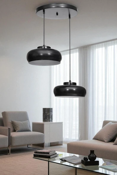 Lumexx SMİTH 2 Lİ TEPSİLİ SİYAH SARKIT ürün görseli