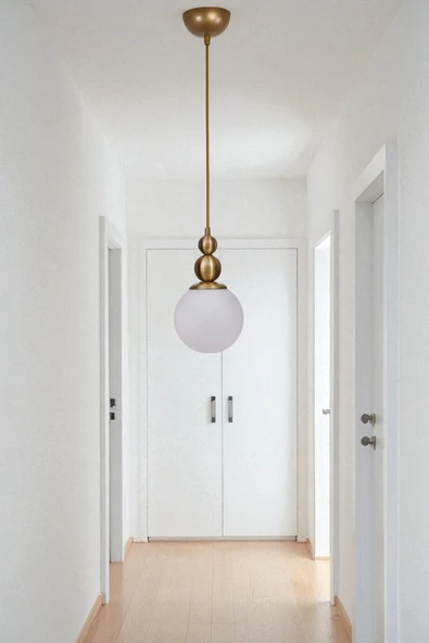 Lumexx YAREN TEKLİ ESKİTME BEYAZ CAMLI SARKIT ürün görseli