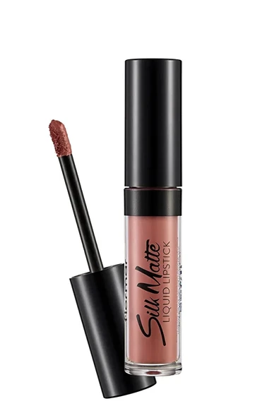 Flormar Silk Matte Yüksek Pigmentli & Mat Bitişli Nemlendirici Likit Ruj 002 FALL ROSE - 2