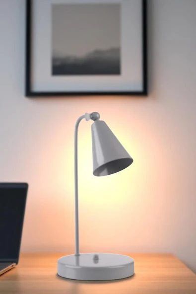 Lumexx YENİ DORA GRİ MASA LAMBASI - Resim 2
