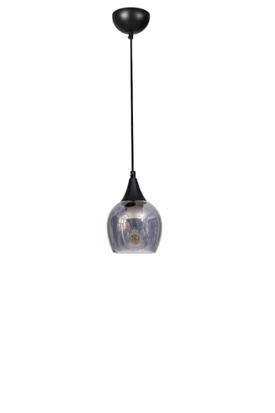 Lumexx ENZO TEKLİ SİYAH FÜME CAMLI SARKIT - Resim 2