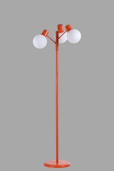 Lumexx SAFİR 3 LÜ TURUNCU LAMBADER BEYAZ CAMLI - Resim 3