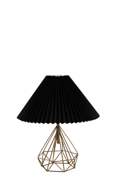 Lumexx PRAMİT ESKİTME PİLELİ SİYAH MASA LAMBASI - Resim 2