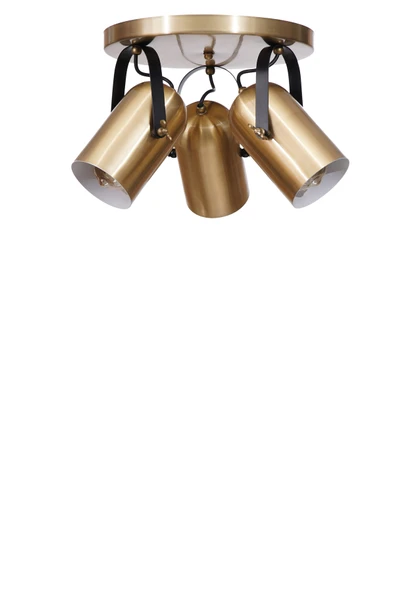 Lumexx LONDON 3 LÜ TEPSİLİ ESKİTME PLAFONYER AVİZE - Resim 3