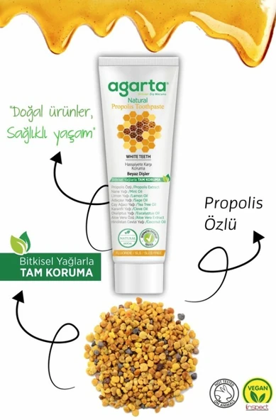 Agarta Doğal Propolis Diş Macunu 100 ml - 5