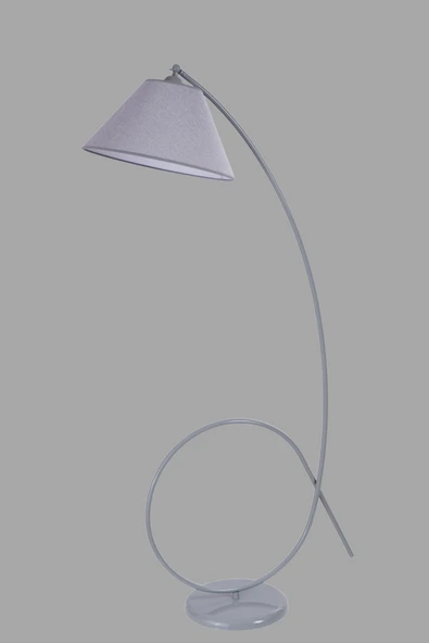 Lumexx KAYA GRİ LAMBADER PRAMİT HASIR GRİ ABAJURLU - Resim 3