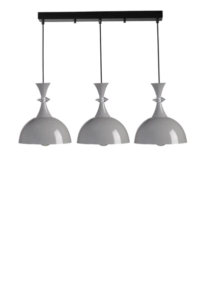 Lumexx AKAY 3 LÜ SIRALI GRİ SARKIT - Resim 3