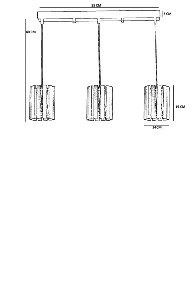 Lumexx KASNAK 3 LÜ SIRALI NATUREL SARKIT - Resim 4