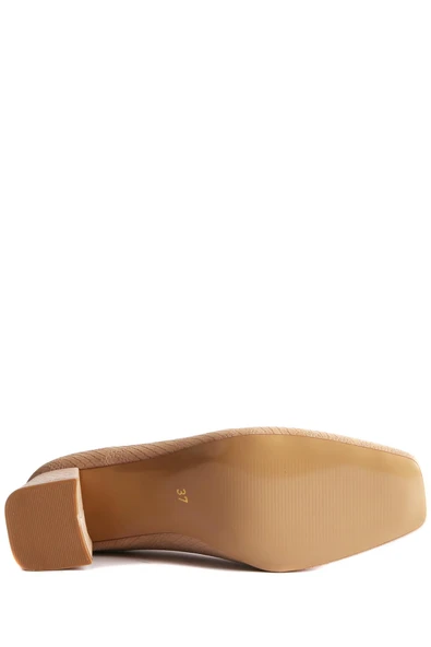 Stato -  Ten Rengi Kadın Topuklu Ayakkabı - Resim 5