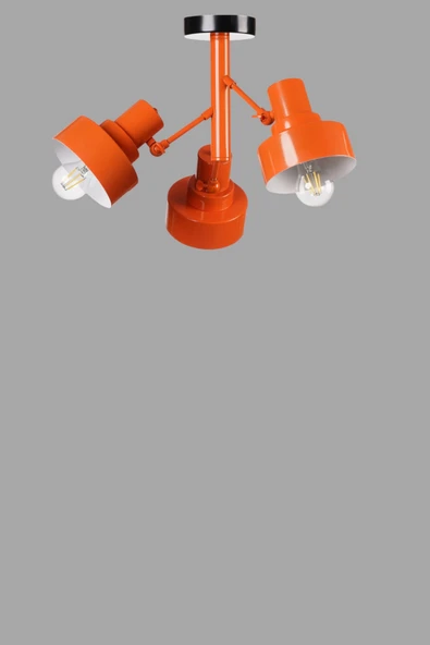 Lumexx JESUS 3 LÜ TURUNCU PLAFONYER AVİZE - Resim 3