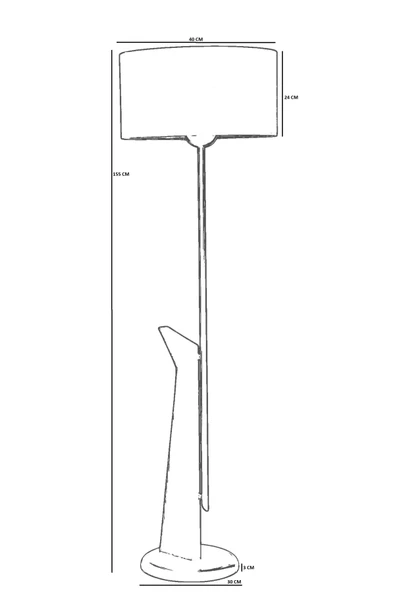 Lumexx BERZAN CEVİZ LAMBADER SİLİNDİR PETEK ABAJURLU - Resim 4