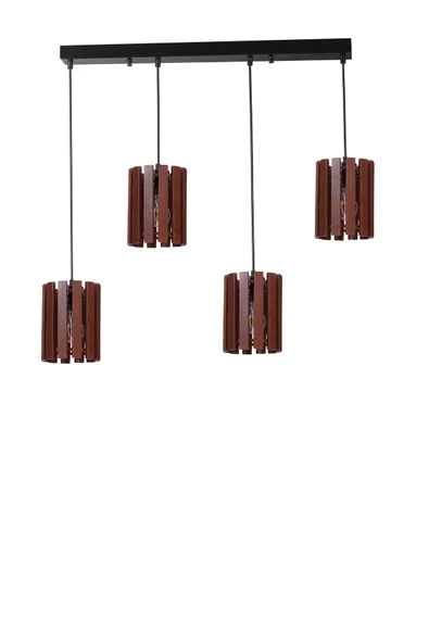 Lumexx KASNAK 4 LÜ SIRALI CEVİZ SARKIT - Resim 2