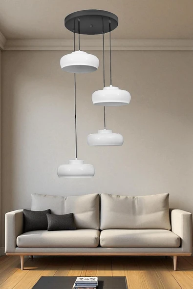 Lumexx SMİTH 4 LÜ TEPSİLİ BEYAZ SARKIT ürün görseli