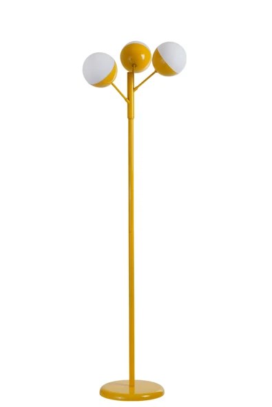 Lumexx KÜRE 3 LÜ SARI LAMBADER BEYAZ CAMLI - Resim 2