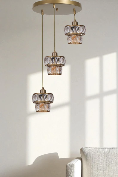 Lumexx LEO 3 LÜ TEPSİLİ ESKİTME SARKIT ürün görseli