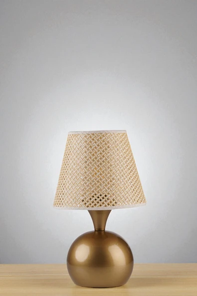 Lumexx OLİVER ESKİTME PETEK ABAJURLU MASA LAMBASI - Resim 2