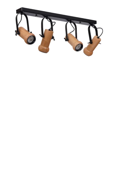 Lumexx PASCAL 4 LÜ SIRALI NATUREL PLAFONYER AVİZE - Resim 3