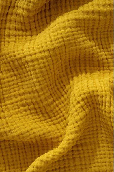 Rayme Textile Müslin Yatak Örtüsü Ultra Yumuşak Yüksek Kaliteli 4 Kat Muslin Pike (Tek Kişilik (240x280 cm) - Resim 2