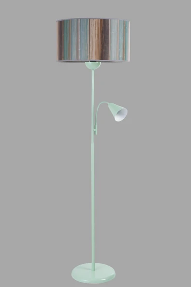 Lumexx DEVİN YEŞİL LAMBADER SİLİNDİR RENKLİ ABAJURLU - Resim 3