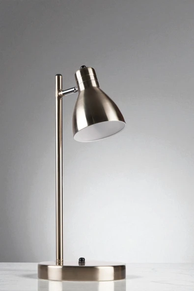 Lumexx OTİS MAT KROM MASA LAMBASI - Resim 2