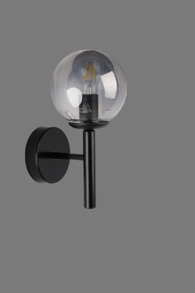 Lumexx LUKE SİYAH FÜME CAMLI APLİK - Resim 3