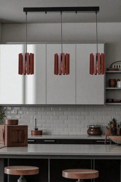 Lumexx KASNAK 3 LÜ SIRALI CEVİZ SARKIT ürün görseli